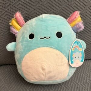 Brand New Squishmallow Irina the Axolotl 8" Stuffed Plush Blue NWT